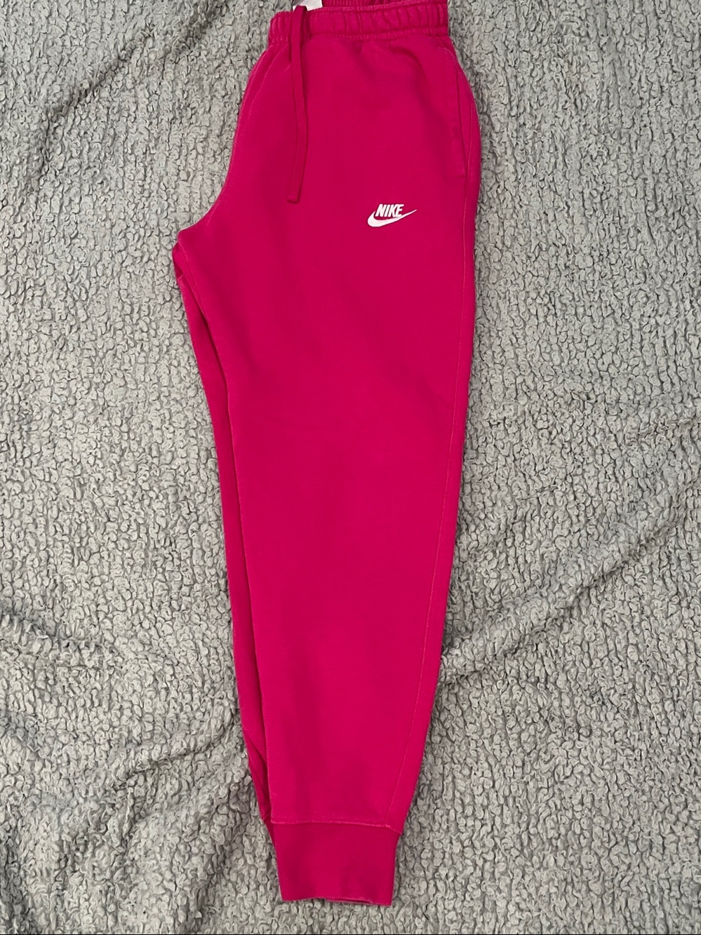 Womens Nike Sweatpants - Size M Medium - Spring - Cotton - Magenta Hot Pink
